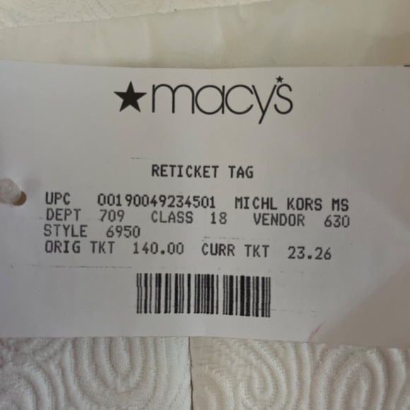 Michael Kors white textured dress - Picture 8 of 13